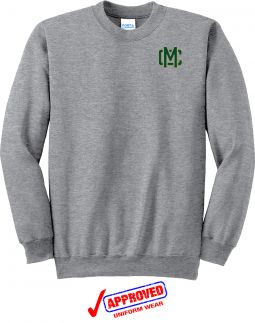 Port & Company Unisex Fleece Crewneck Sweatshirt, Athletic Heather